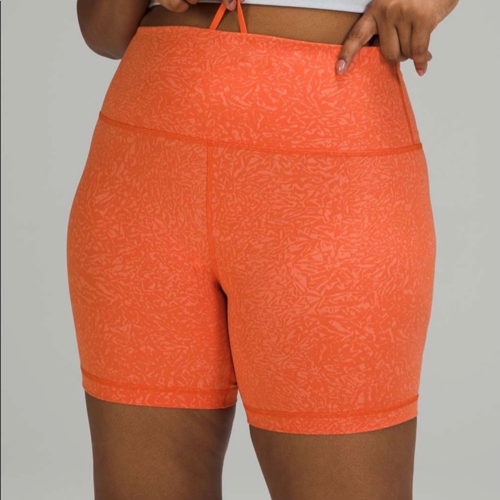 Lululemon Wunder Train 8” Shorts Coral Crunch 6
